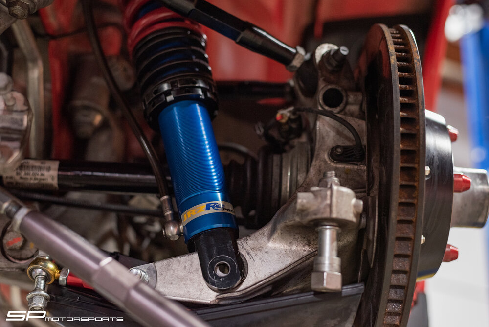 Street & Track Damper Kits – We collaborate with top damper manufacturers to develop packages specifically engineered for each client & their needs. We specialize in Motion Control Suspension & JRZ. We offer custom valved non-adjustable dampers, Single Adjustable Dampers, 2-way Adjustable, 3-way Adjustable & 4-way Adjustable options. We provide our clients damper setup consultation trackside or over the phone. damper kits