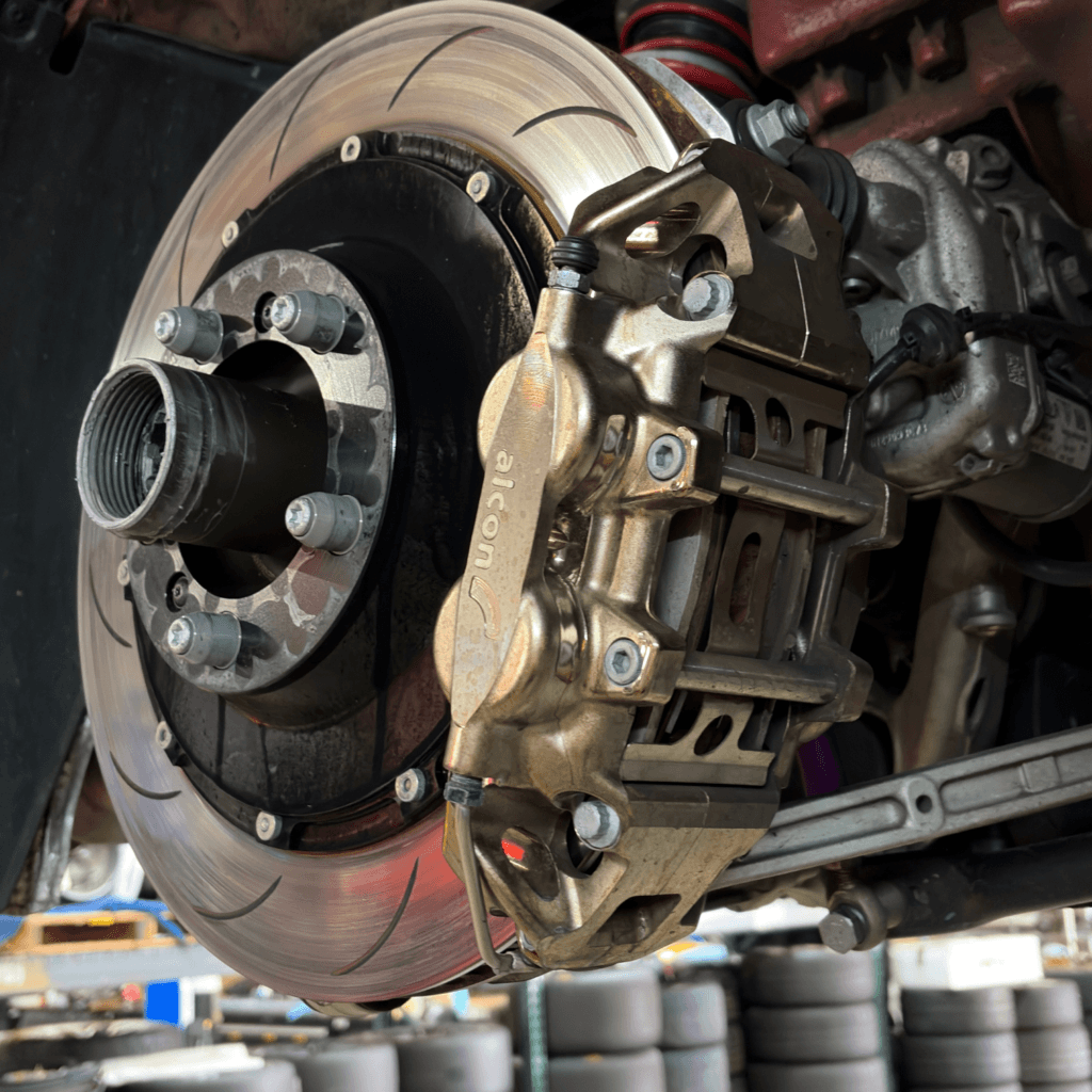 rear alcon brake no wheel