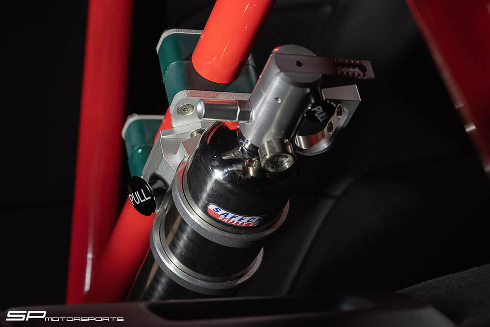 Porsche GT3 RS interior completed track setup