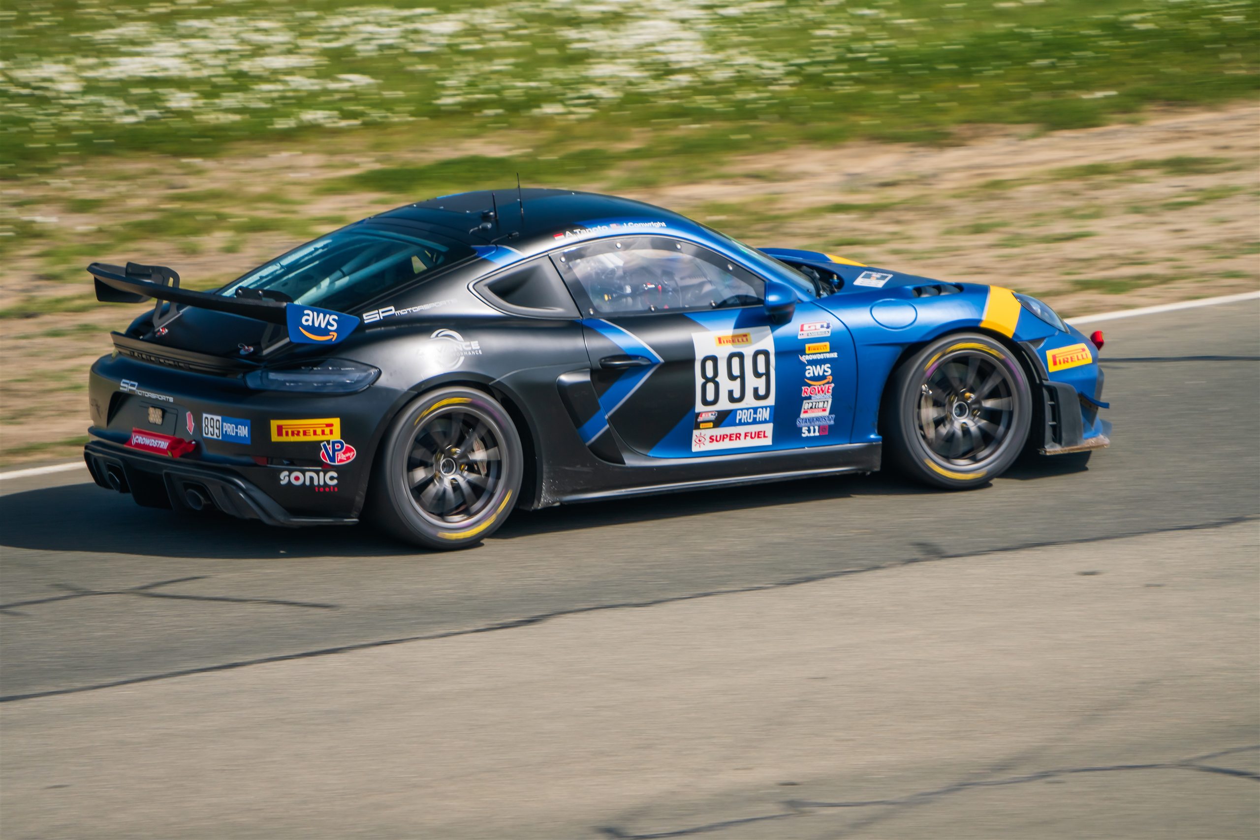 SP Motorsports GT4 team at Sonoma