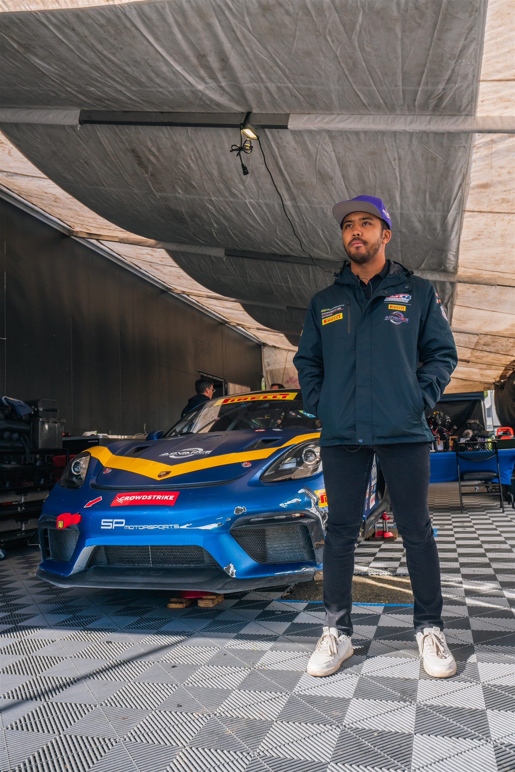 SP Motorsports GT4 team at Sonoma