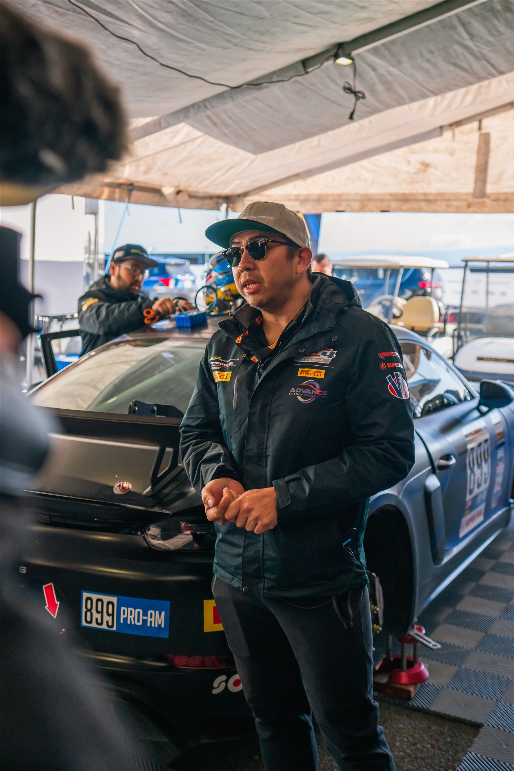 SP Motorsports GT4 team at Sonoma