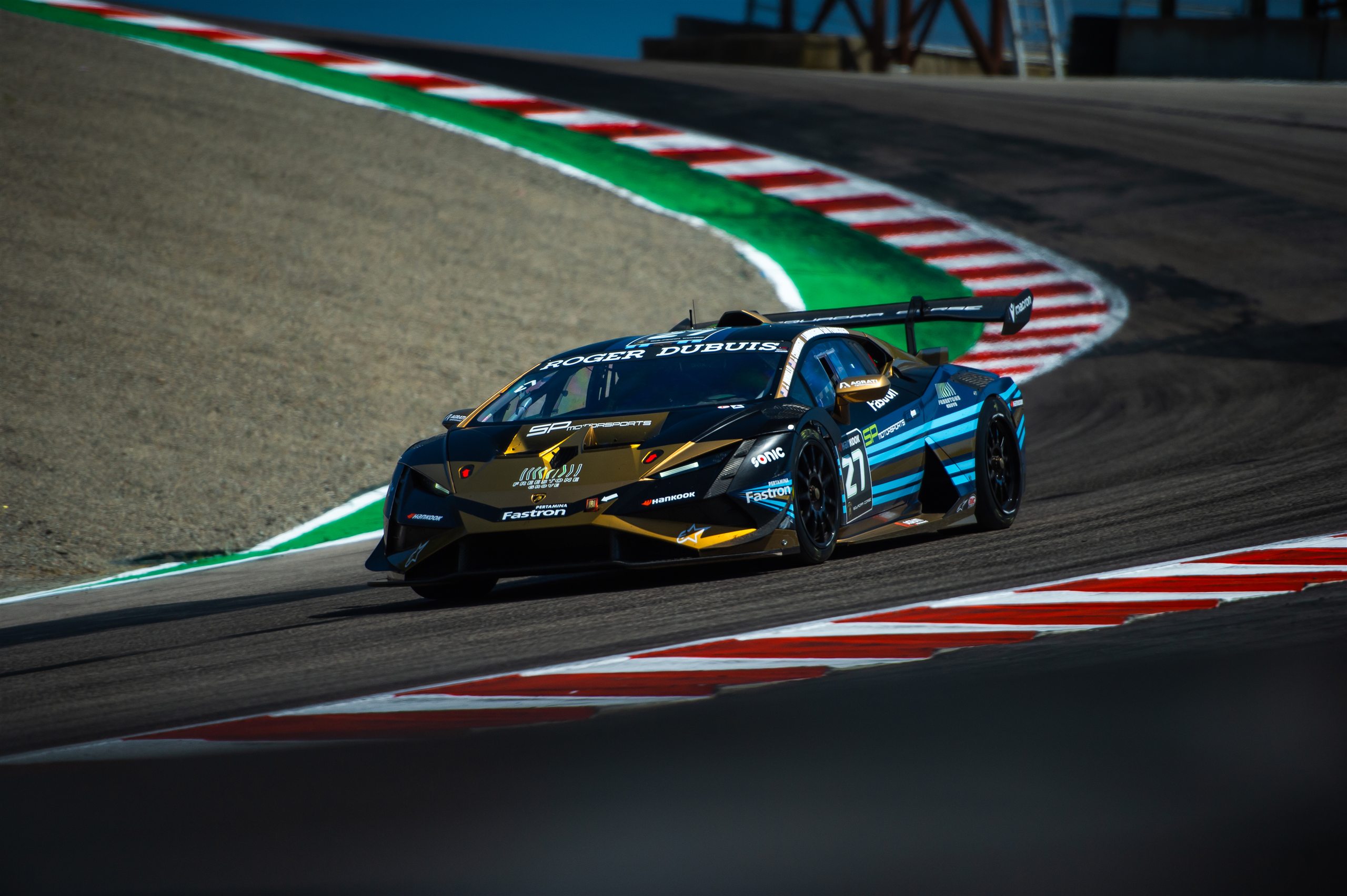 SP Motorsports race car on track
