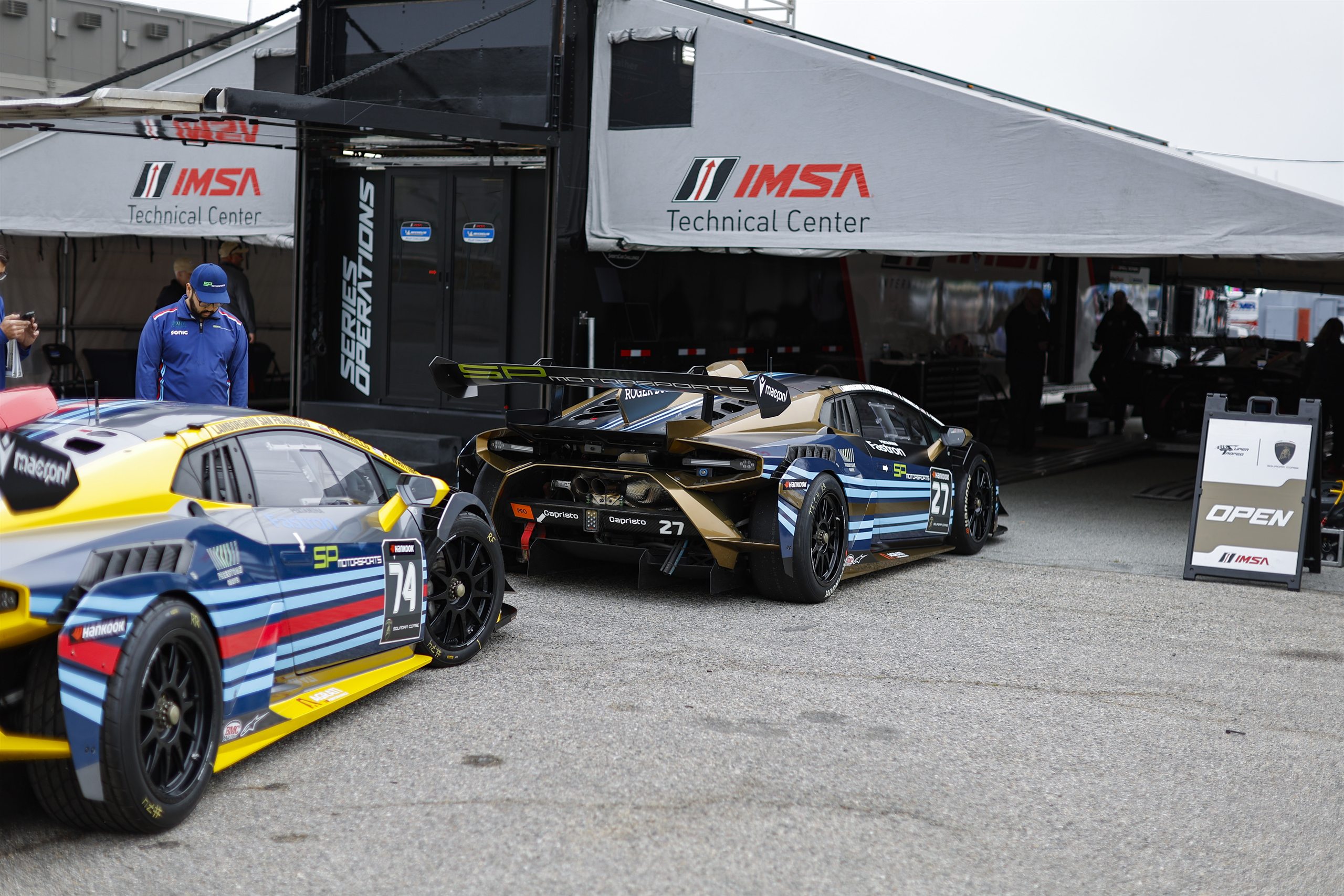 SP Motorsports race car on track