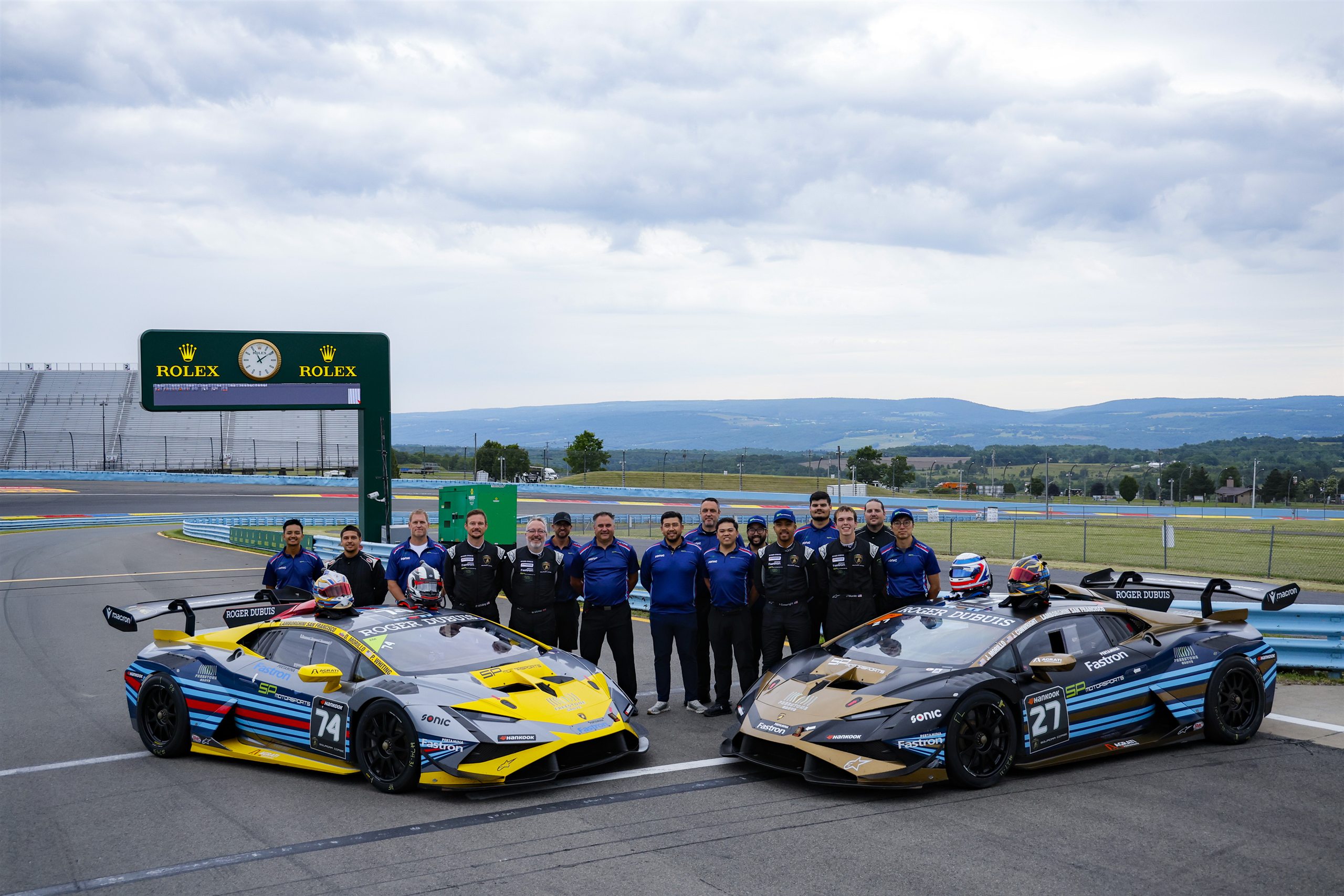 SP Motorsports race car on track