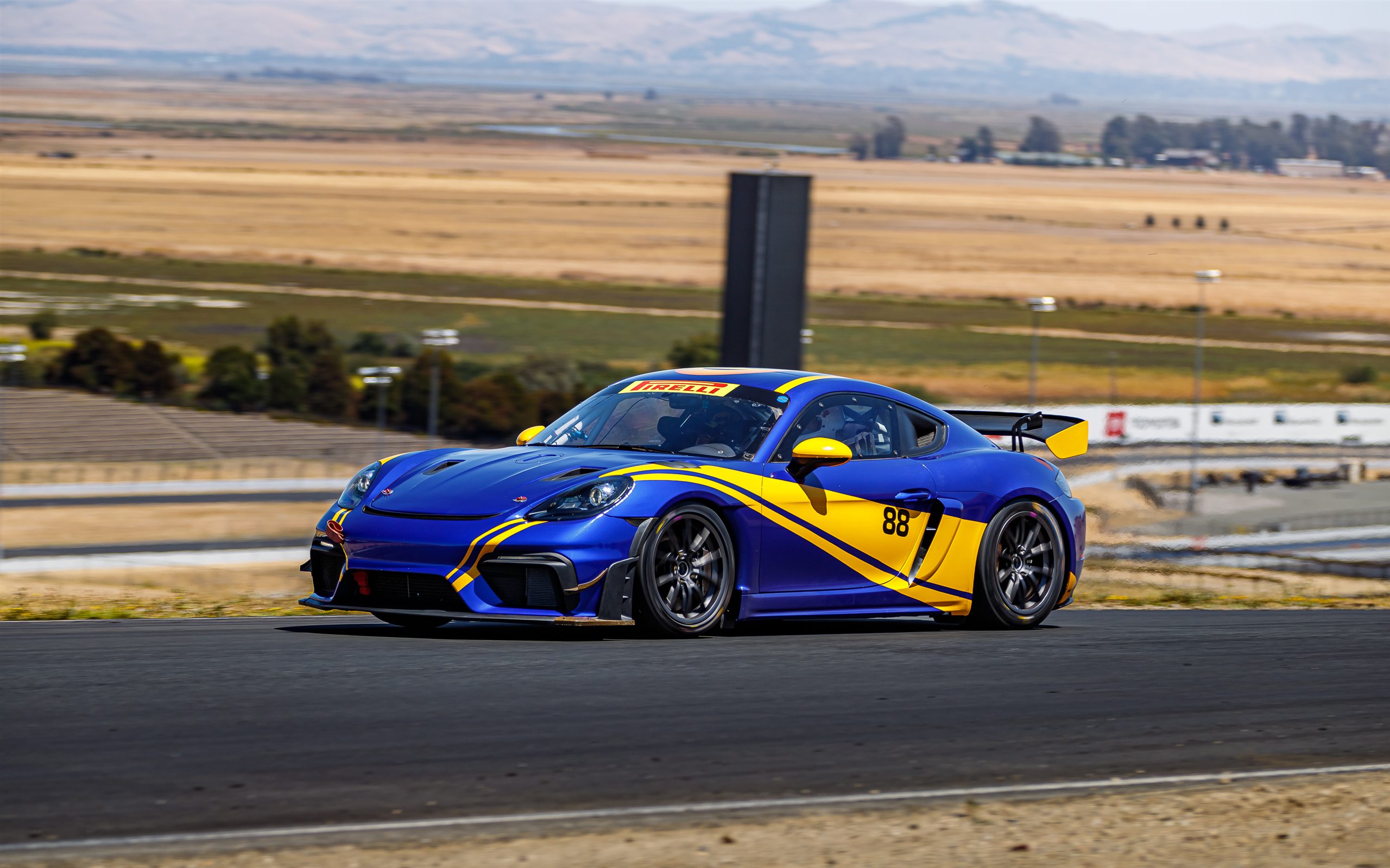 SP Motorsports race car on track