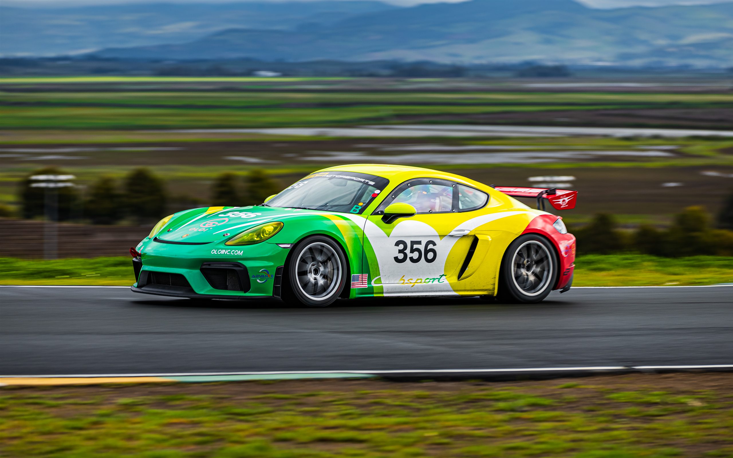SP Motorsports race car on track