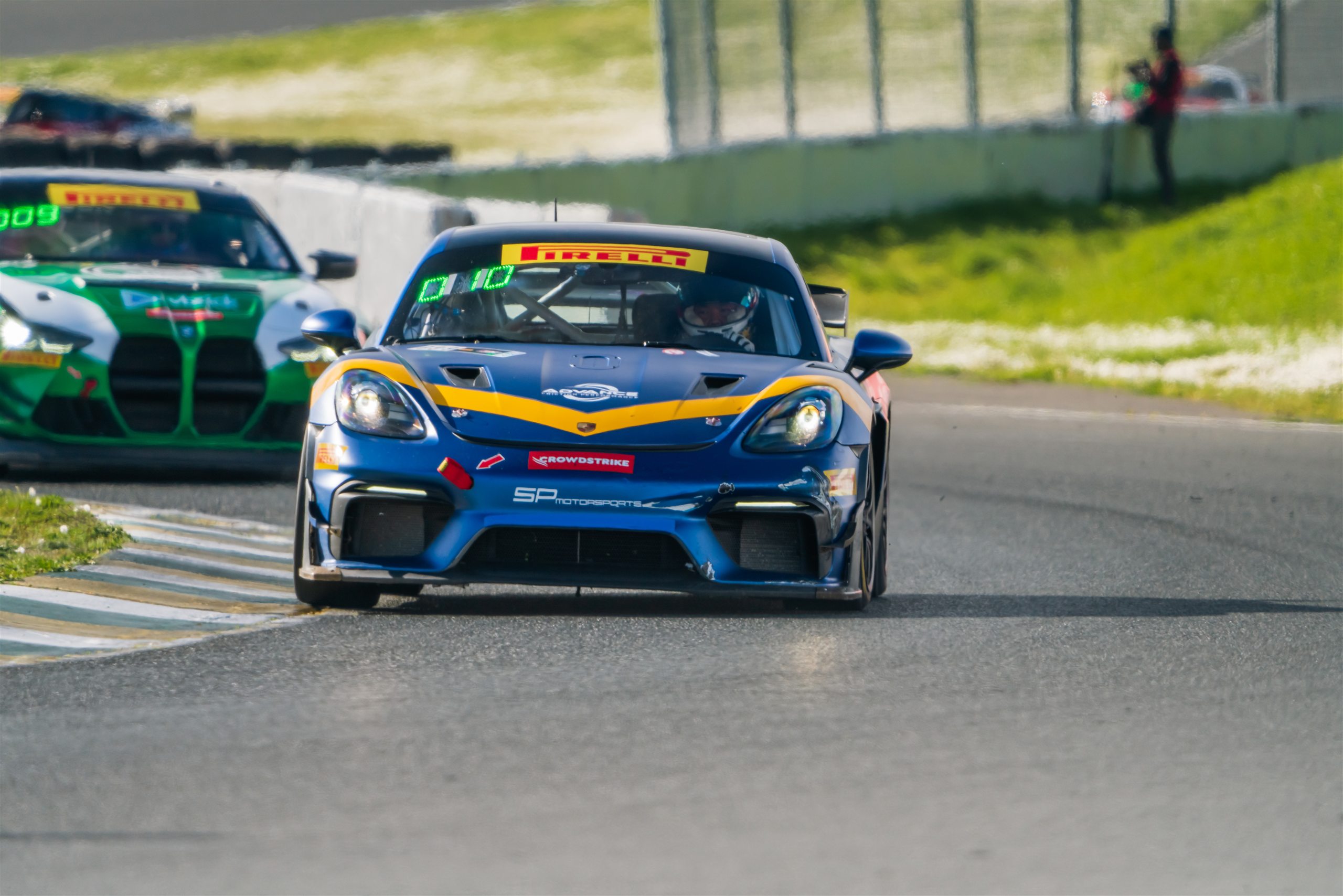 SP Motorsports race car on track