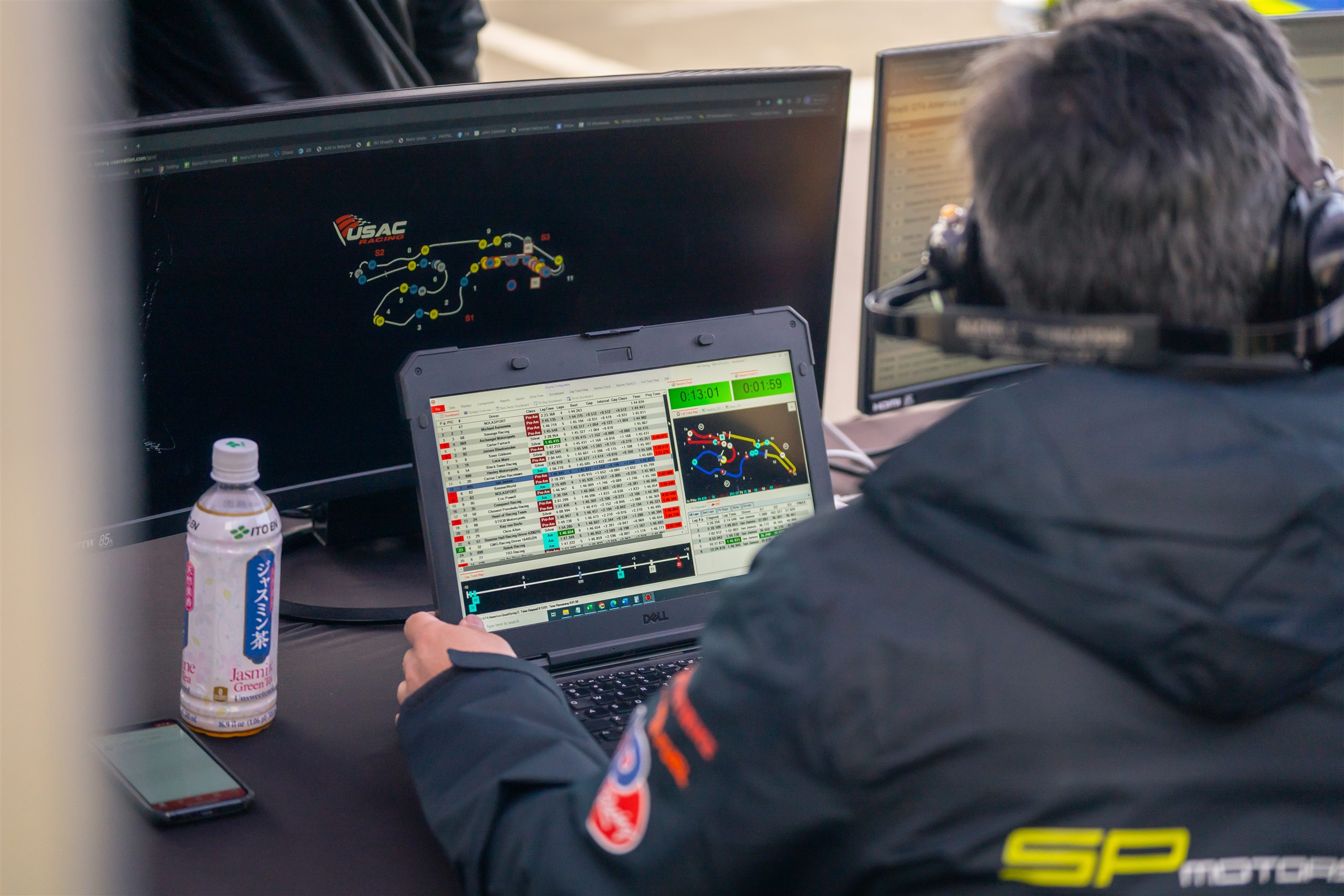 SP Motorsports race car on track